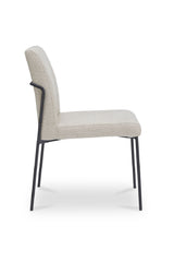 Modern European furniture - Minimalist Padded Dining Chairs (2) - www.oroa.com