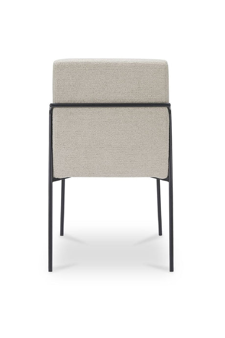 Modern European furniture - Minimalist Padded Dining Chairs (2) - www.oroa.com
