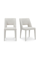 Modern European furniture - Carved Back Dining Chairs (2) - www.oroa.com