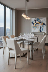 Modern European furniture - Carved Back Dining Chairs (2) - www.oroa.com