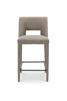 Modern European furniture - Carved Back Counter Stool - www.oroa.com