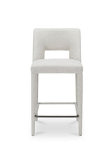 Modern European furniture - Carved Back Counter Stool - www.oroa.com