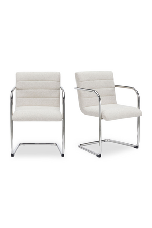 Channeled Cantilever Dining Chairs (2) | Novi Living Pedro | Oroa.com