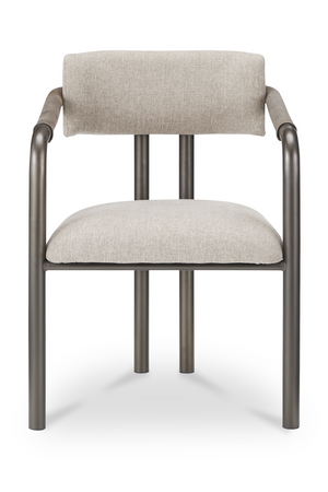 Brown Fabric Dining Chair | Novi Living Cassidy | Oroa.com
