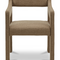 Modern European furniture - Upholstered Sloped-Arm Dining Chair - www.oroa.com