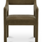 Modern European furniture - Upholstered Sloped-Arm Dining Chair - www.oroa.com