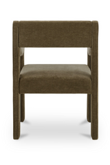 Modern European furniture - Upholstered Sloped-Arm Dining Chair - www.oroa.com