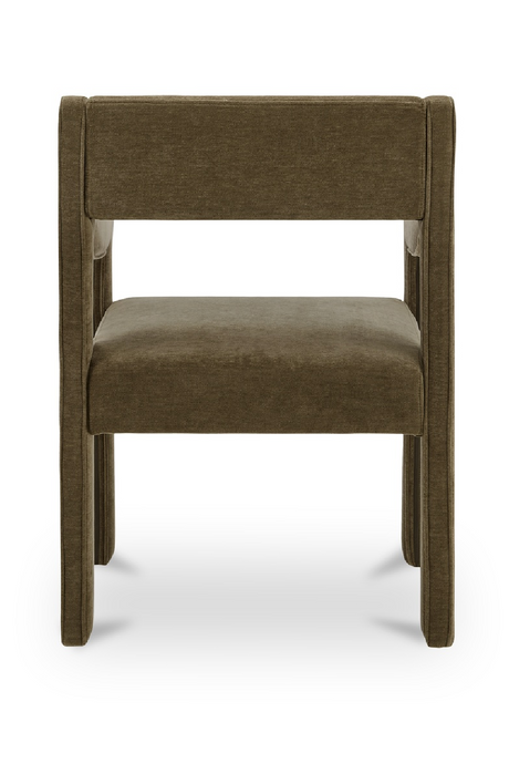 Modern European furniture - Upholstered Sloped-Arm Dining Chair - www.oroa.com