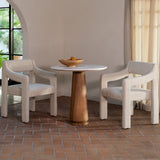 Modern European furniture - Upholstered Sloped-Arm Dining Chair - www.oroa.com