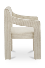 Modern European furniture - Upholstered Sloped-Arm Dining Chair - www.oroa.com