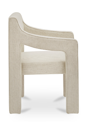 Upholstered Sloped-Arm Dining Chair | Novi Living Elise | Oroa.com