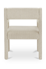Modern European furniture - Upholstered Sloped-Arm Dining Chair - www.oroa.com