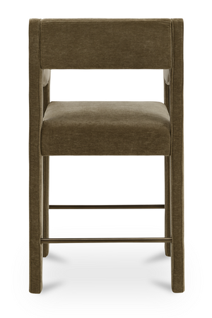 Upholstered Sloped-Arm Counter Stool | Novi Living Elise | Oroa.com