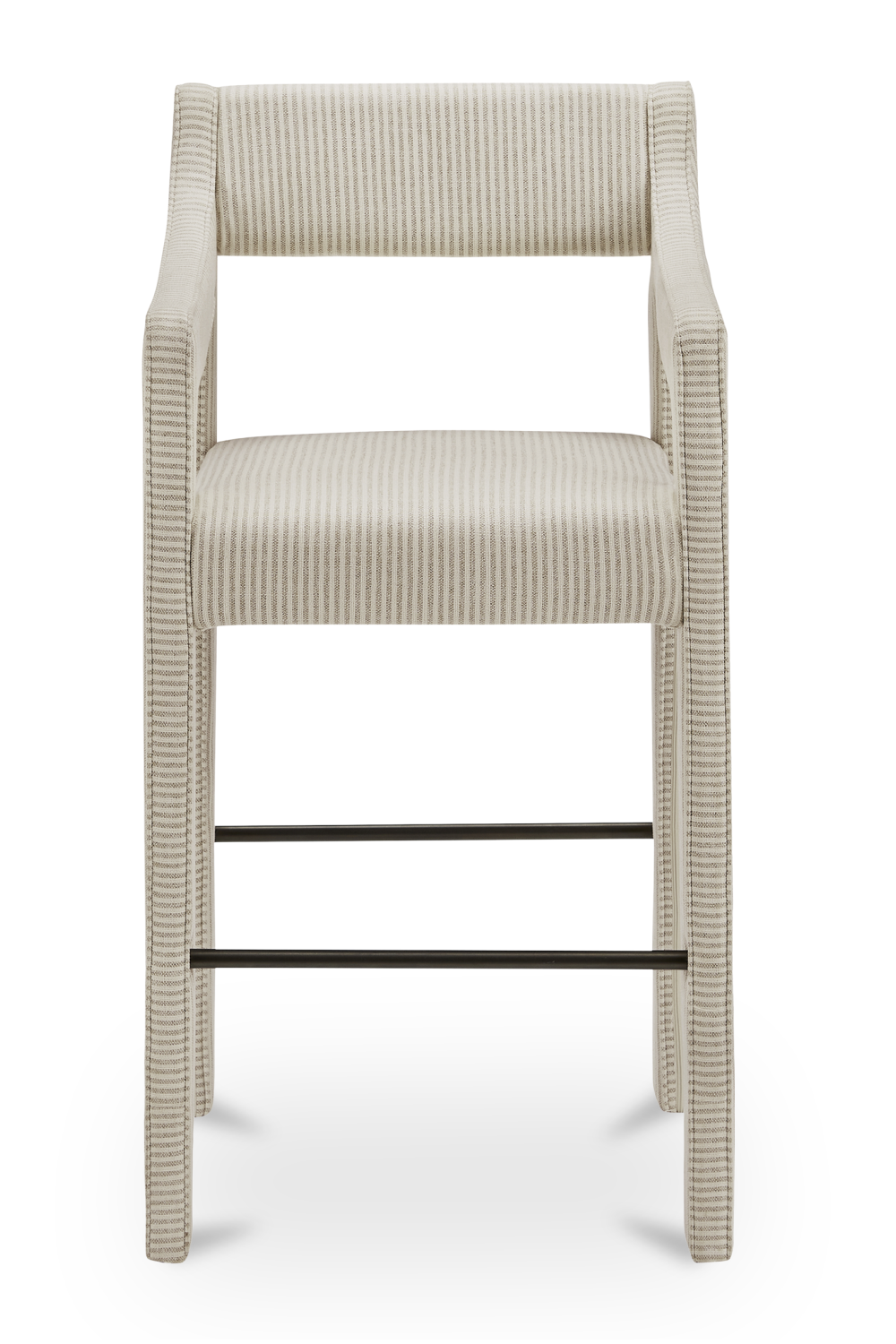 Upholstered Sloped-Arm Counter Stool | Novi Living Elise | Oroa.com