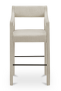 Modern European furniture - minimalist white curved sofa - www.oroa.com