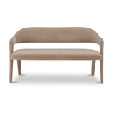 Leather Open-Back Dining Bench | Novi Living Martens