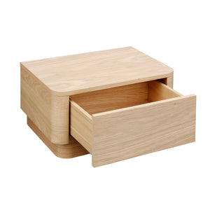 Modern European furniture - 1-Drawer Wooden Nightstand S - www.oroa.com