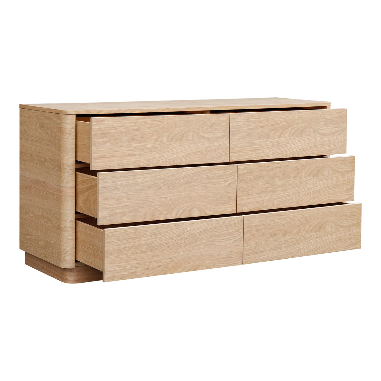 Modern European furniture - 6-Drawer Wooden Dresser - www.oroa.com