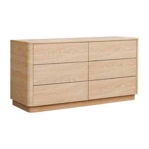Modern European furniture - 6-Drawer Wooden Dresser - www.oroa.com