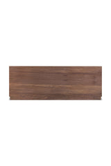 Modern European furniture - Walnut Veneer Bed - www.oroa.com