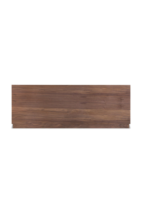 Modern European furniture - Walnut Veneer Bed - www.oroa.com