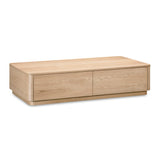 Modern European furniture - 2-Drawer Wooden Coffee Table - www.oroa.com
