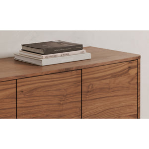 4-Door Wooden Sideboard | Novi Living Round Off | Oroa.com