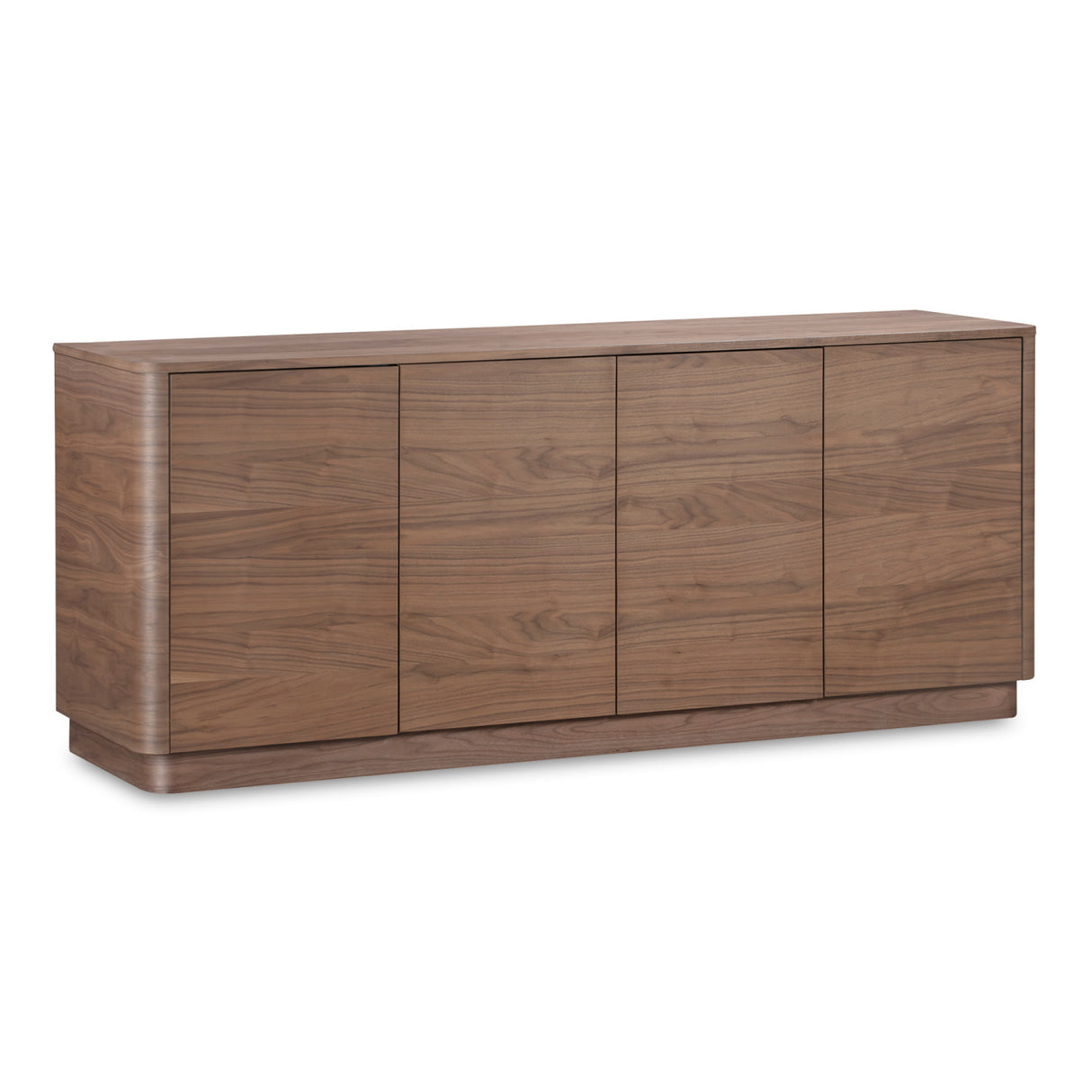 4-Door Wooden Sideboard | Novi Living Round Off | Oroa.com