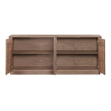 Modern European furniture - 4-Door Wooden Sideboard - www.oroa.com