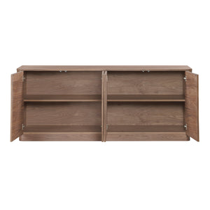 4-Door Wooden Sideboard | Novi Living Round Off | Oroa.com