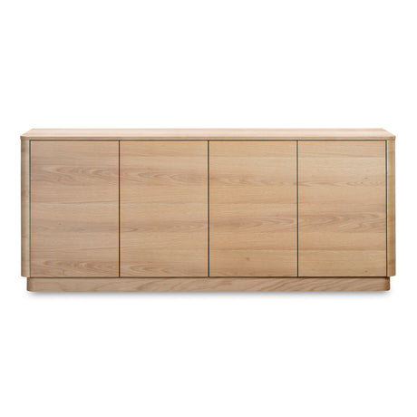 4-Door Wooden Sideboard | Novi Living Round Off | Oroa.com