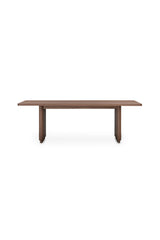Modern European furniture - Rectangular Oak Dining Table - www.oroa.com