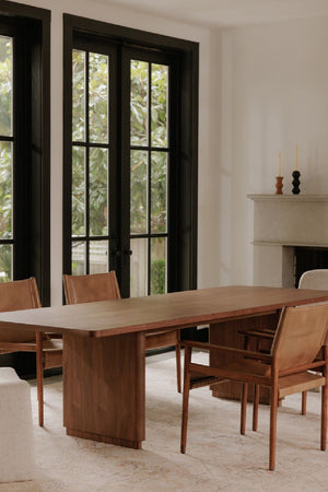 Rectangular Oak Dining Table | Novi Living Round Off | Oroa.com