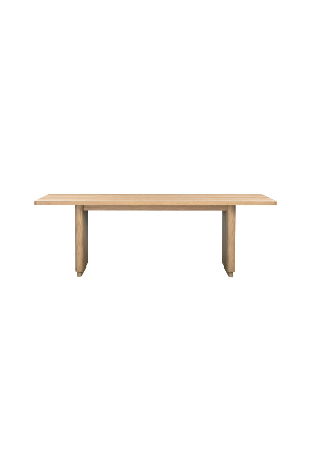 Rectangular Oak Dining Table | Novi Living Round Off | Oroa.com