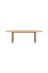 Modern European furniture - Rectangular Oak Dining Table - www.oroa.com