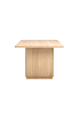Modern European furniture - Rectangular Oak Dining Table - www.oroa.com