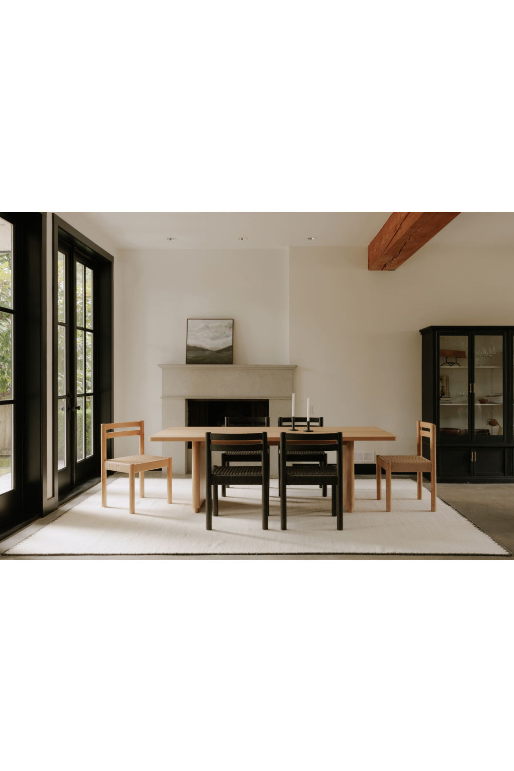 Rectangular Oak Dining Table | Novi Living Round Off | Oroa.com