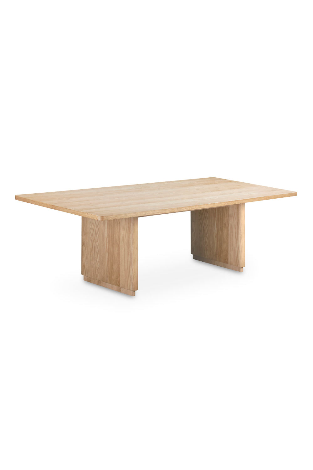 Rectangular Oak Dining Table | Novi Living Round Off | Oroa.com