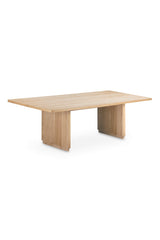 Modern European furniture - Rectangular Oak Dining Table - www.oroa.com