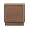 Modern European furniture - 2-Drawer Wooden Tall Nightstand - www.oroa.com