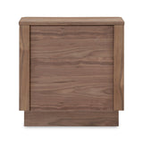 Modern European furniture - 2-Drawer Wooden Tall Nightstand - www.oroa.com