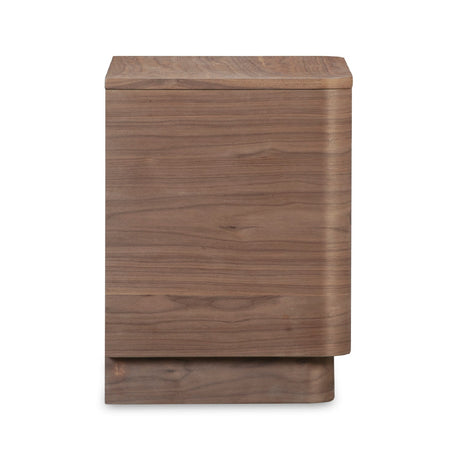 Modern European furniture - 2-Drawer Wooden Tall Nightstand - www.oroa.com