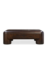 Modern European furniture - Brown Acacia Coffee Table - www.oroa.com