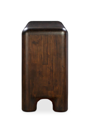 Modern European furniture - Brown Acacia 6-Drawer Dresser - www.oroa.com