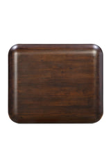 Brown Acacia 2-Drawer Nightstand | Novi Living Rowan | Oroa.com