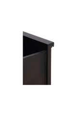 Modern European furniture - Acacia Veneer 2-Drawer Nightstand - www.oroa.com