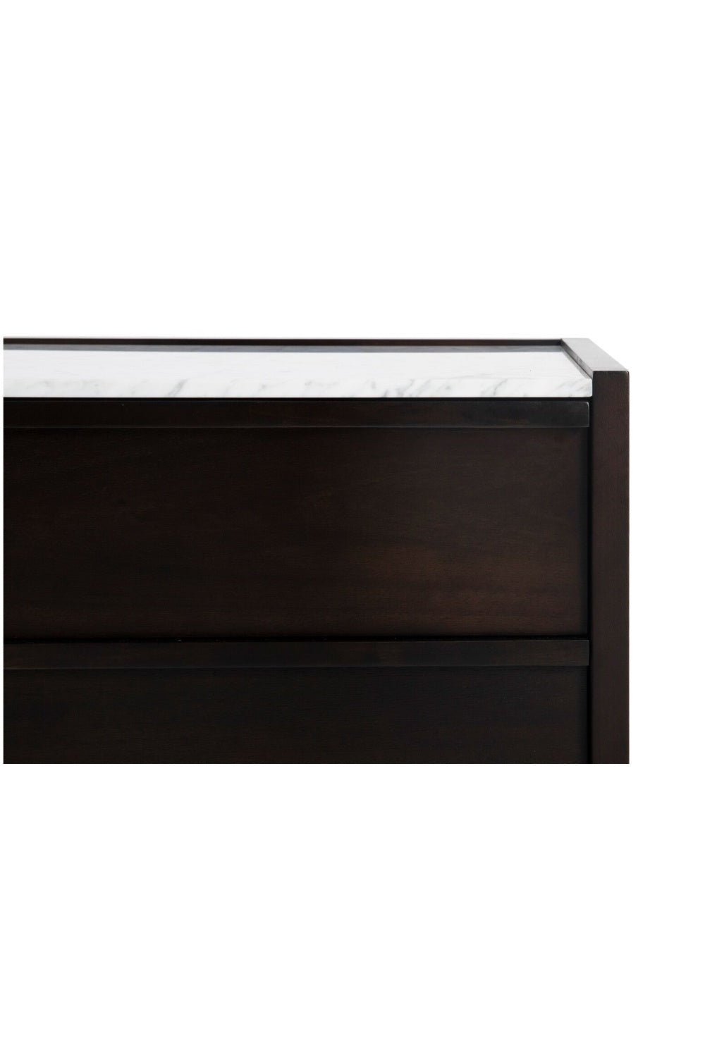 Modern European furniture - Acacia Veneer 2-Drawer Nightstand - www.oroa.com