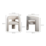 Modern European furniture - Modern 3-Legged Dining Chair - www.oroa.com