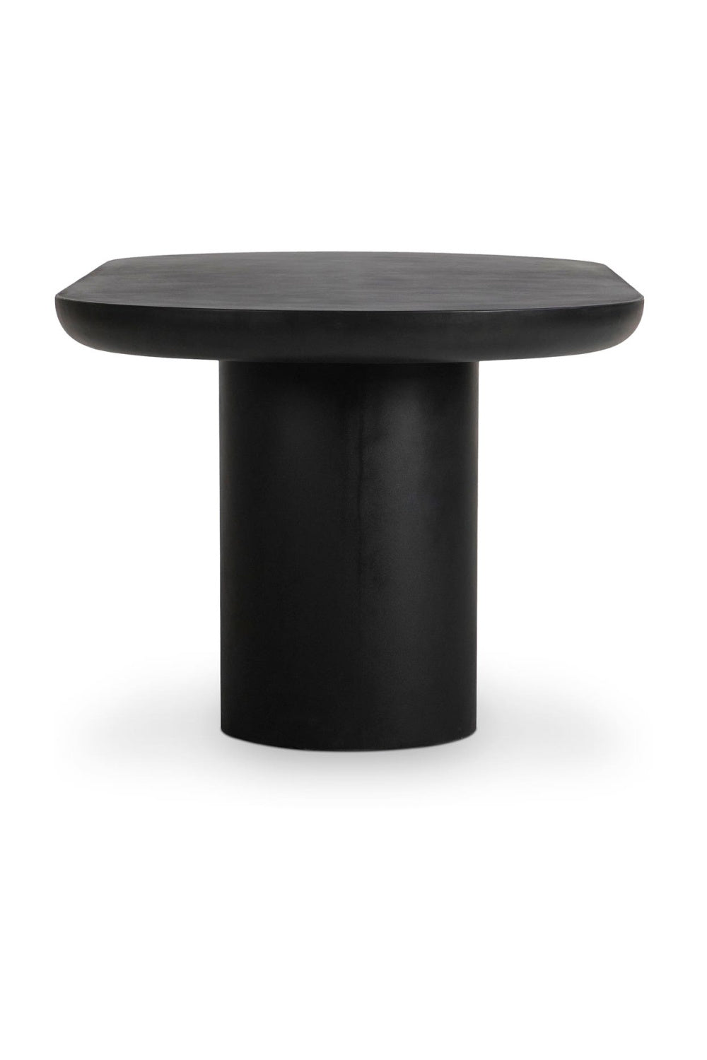 Modern European furniture - Black Indoor/Outdoor Oval Dining Table - www.oroa.com