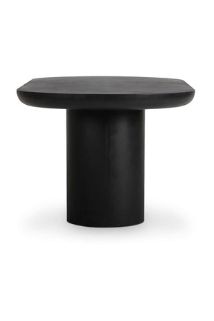 Modern European furniture - Black Indoor/Outdoor Oval Dining Table - www.oroa.com